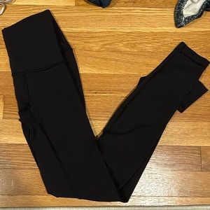 black lulu align leggings